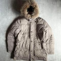 00s archive】リアルファーダウンジャケット y2k お兄系 ギャル男