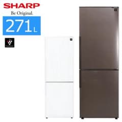 匿名配送】SHARP SJ-PD27D-T 2ドア冷蔵庫 271L - メルカリ