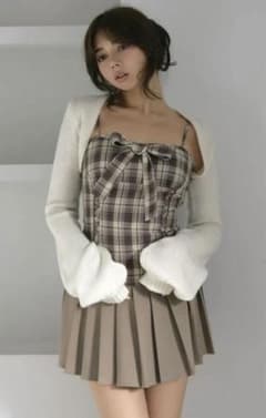 即日発送】andmary Tyla ribbon set tops brown - メルカリ