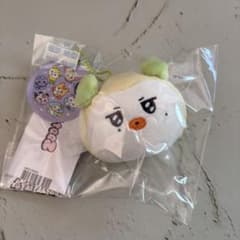 ATEEZ LINEFRIENDS フェイスぬいぐるみキーリング☆ミンヨ ミンギ