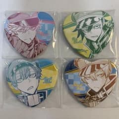 桃源暗鬼 等々力颯 鳥飼羽李 囲岬 不破真一 ハート缶バッジ - メルカリ