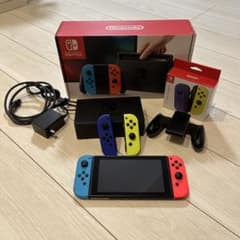 Nintendo Switch 本体 ジョイコン付き - メルカリ