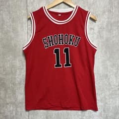 人気】スラムダンク 湘北高校 11番 流川楓 ユニフォーム ジャージ L