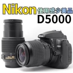使用感少美品】ダブルレンズ Nikon D5000 スマホ転送 自撮り 動画