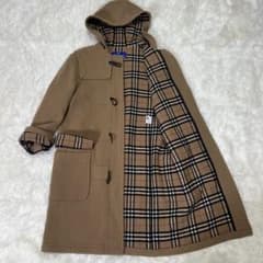 極美品 バーバリーブルーレーベル ダッフルコート ノバチェック