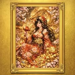 桜龍富貴姫瑞光 開運絵画 金運上昇 成功運上昇 在庫限り - メルカリ