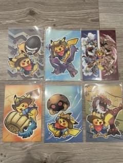 新品 ポケモン化石博物館 ポストカード全6種コンプリートセット