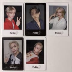 Straykids フィリックス 展示会アーカイブフォトカード トレカ5枚