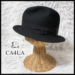 カシラ CA4LA フェルトハット 中折れ ウール100%(毛) 日本製 極美品