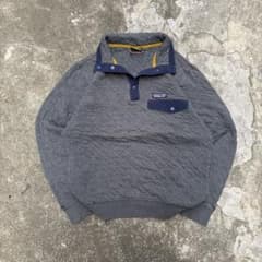 patagonia オーガニックコットン グレー スウェット キルティング 短丈