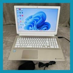 S267 TOSHIBAノートパソコンSSD高速 WEBカメラWindows11 - メルカリ