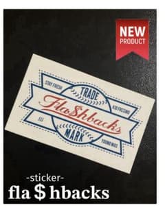 JJJ KID FRESINO febb ♦️fla$hbacks♦️ステッカー - メルカリ