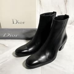 A15158 極美品 ディオールオム 05AWグラムロック期 ヒールブーツ43