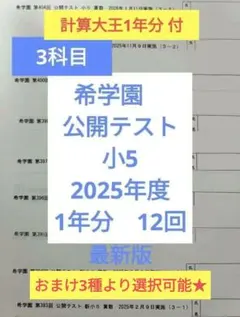 2026年最新】希学園 公開テスト 小5の人気アイテム - メルカリ