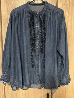 2026年最新】ネストローブコットンダンガリーフリルシャツの人気