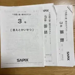 2026年最新】sapix 4年 7月 組分けの人気アイテム - メルカリ