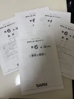 2026年最新】サピックス 新6年組分けテストの人気アイテム - メルカリ