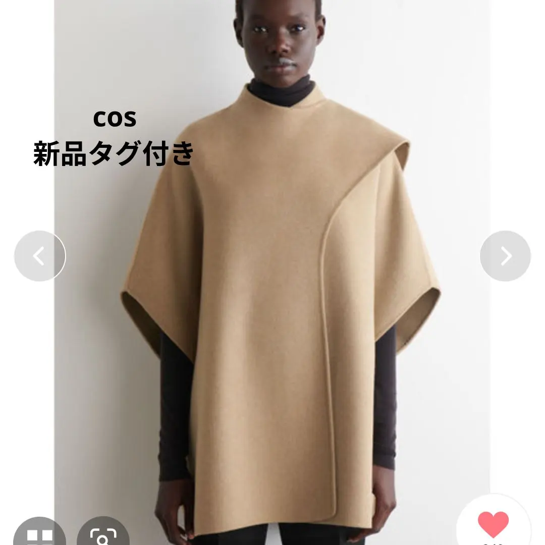 2026年最新】COS ポンチョ・ケープコートの人気アイテム - メルカリ