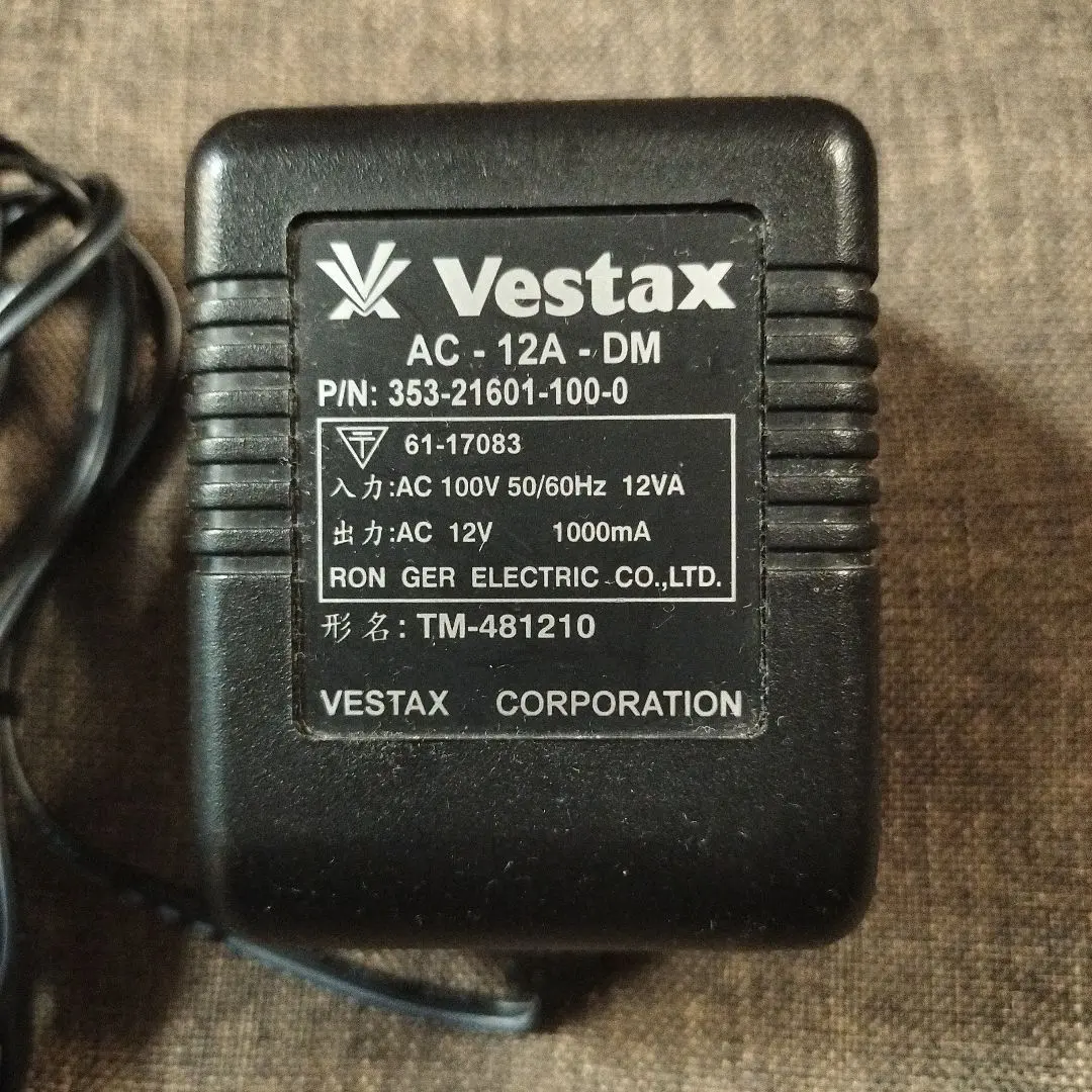2026年最新】VESTAX ACアダプタの人気アイテム - メルカリ