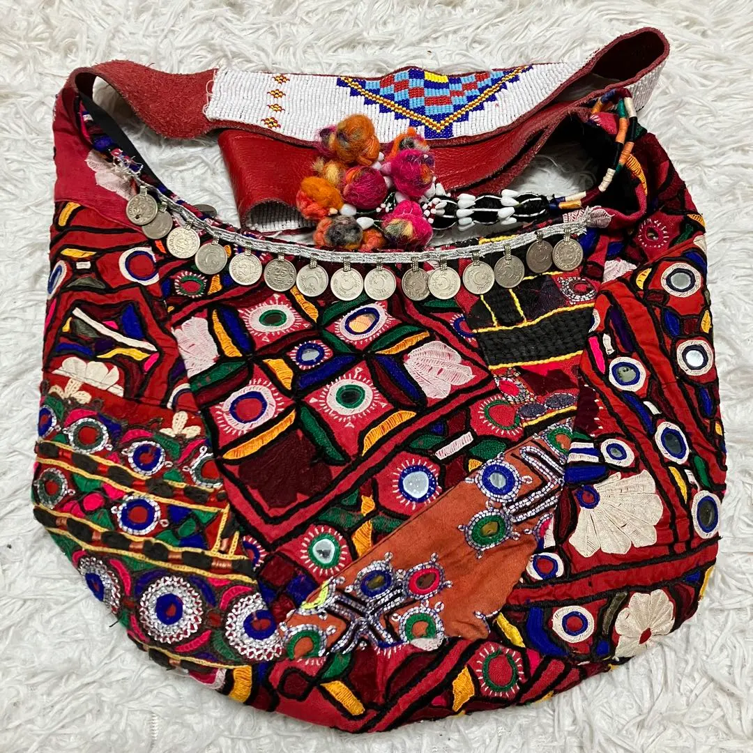 レア 刺繍 シモンカミールSimone Camille ウェストポーチ