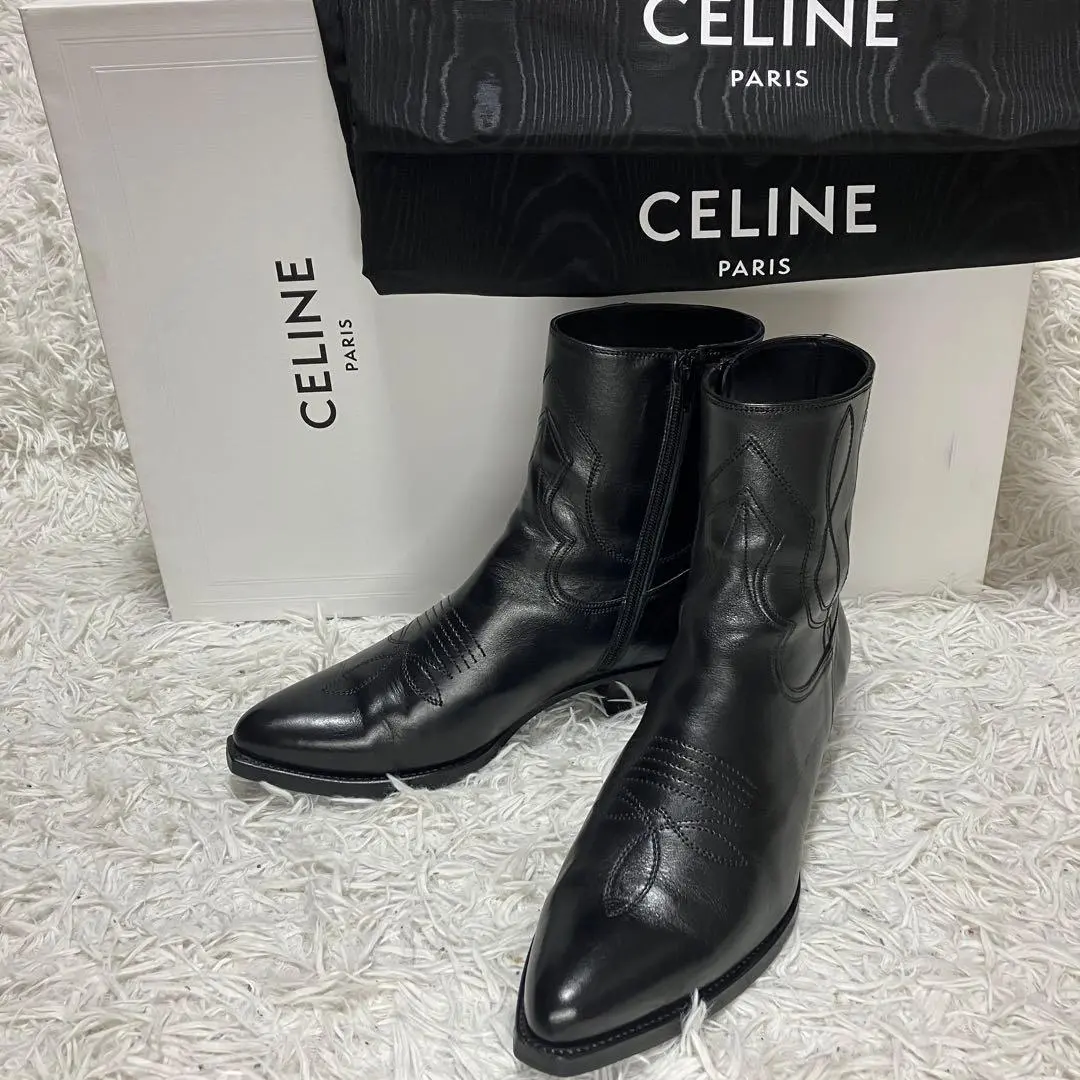 2026年最新】CELINE ウエスタンブーツの人気アイテム - メルカリ