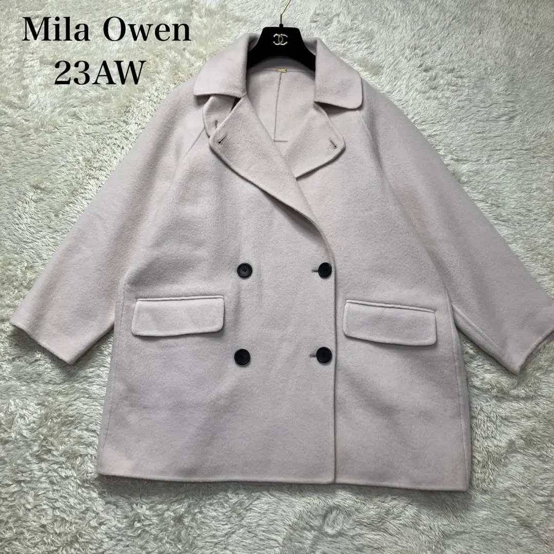 2026年最新】milaowen 衿ストラップハーフ丈リバーpコートの人気