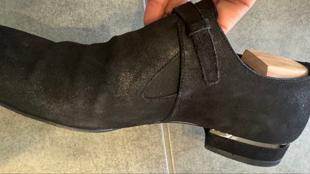 即日発送 LOUIS VUITTON ブラック ドレスシューズ 26.5