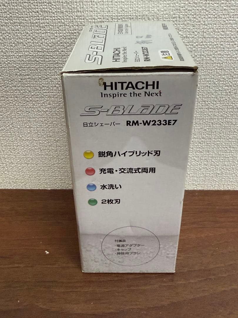 送料込み】HITACHI 電気シェーバー RM-W233E7 エス・ブレード - メルカリ
