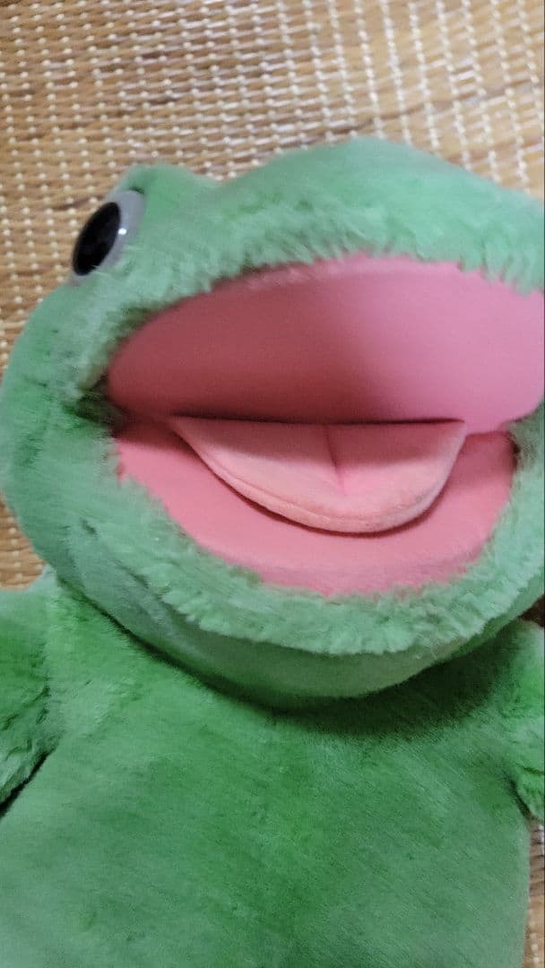 プレイトーキン カエル ぬいぐるみ ビッグサイズ パペット