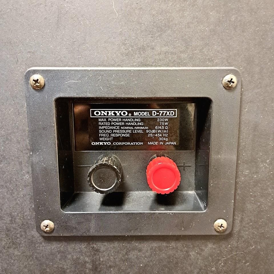 ONKYO名機3WAY スピーカー+スタンド｜ONKYOの本気 エッジ交換済み