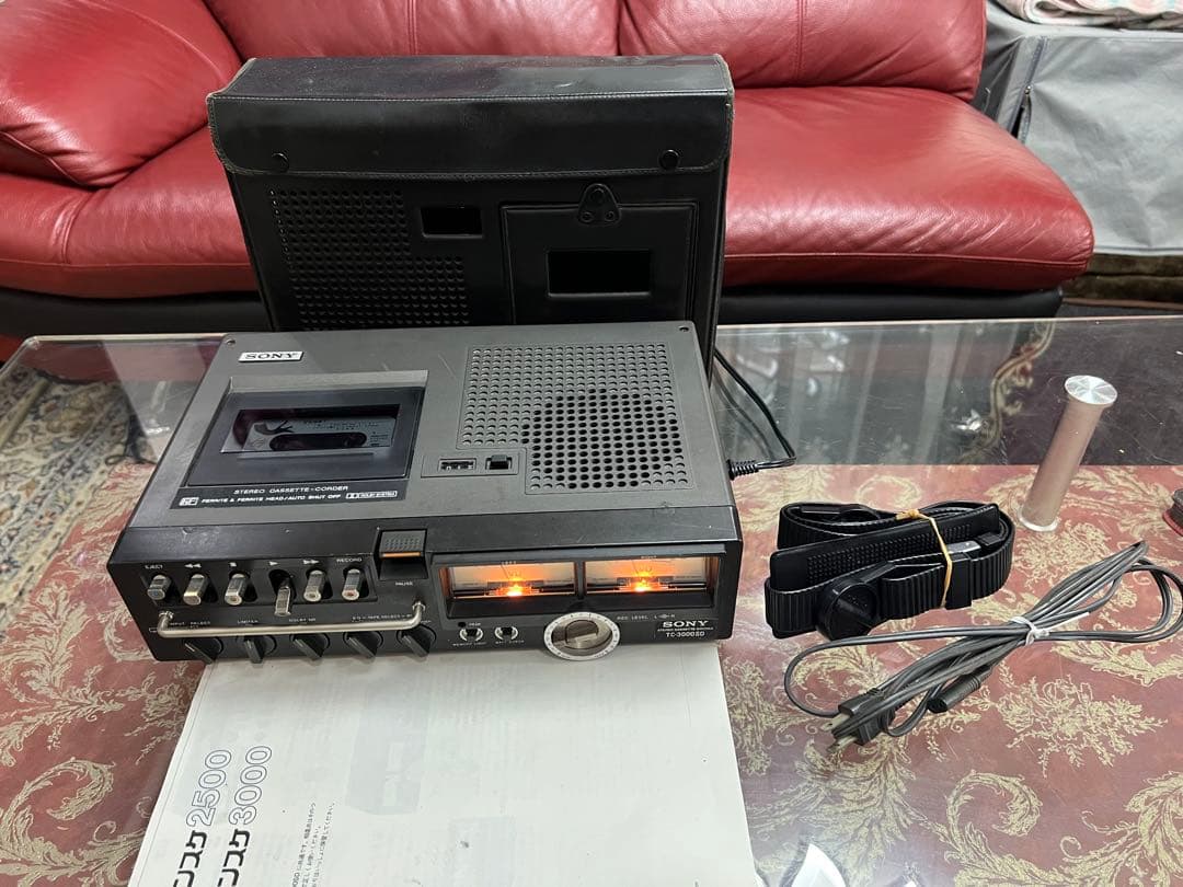 希少ソニー TC-3000SDデンスケ3000カセット中古品動作品美品(2)