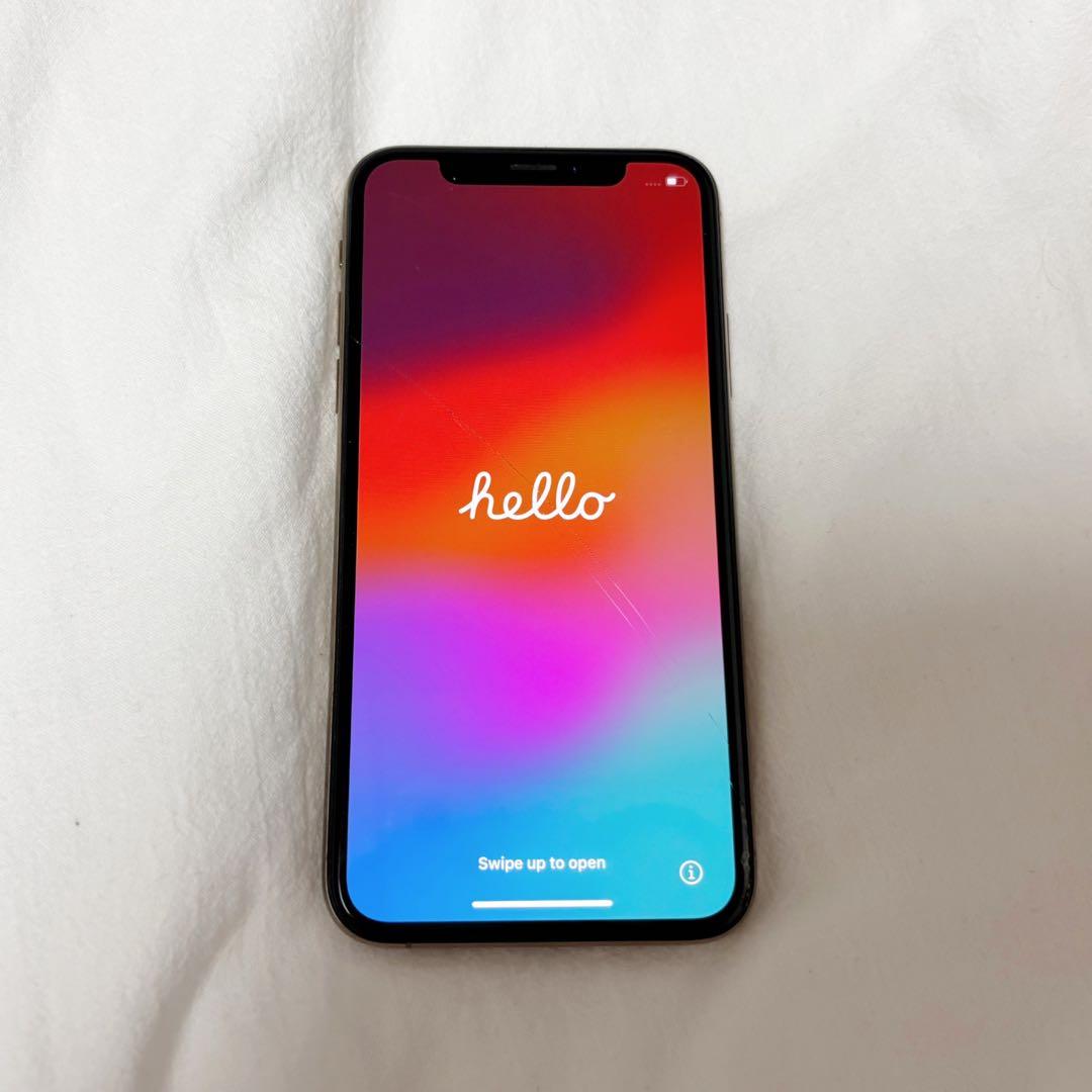 ■ Apple iPhone XS 64G ゴールド 本体のみ ひび割れあり 美品 iPhone Xs ゴールド 64GB 割れ無 【公式通販】