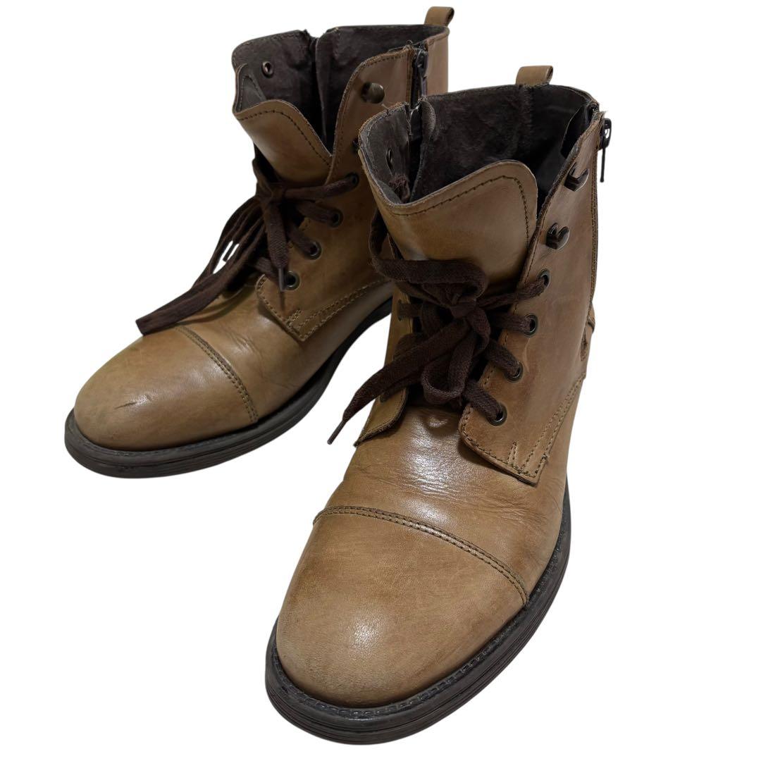 2000s archive real leather sidezipboots - メルカリ