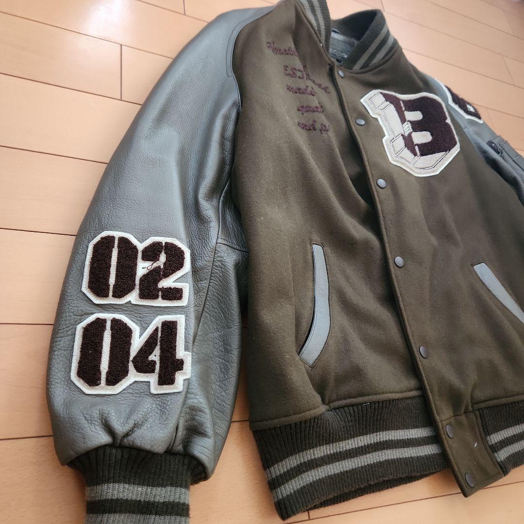 希少モデル！ BOOTLRGBOOTH 90S アームレザー(本革) スタジャン - メルカリ