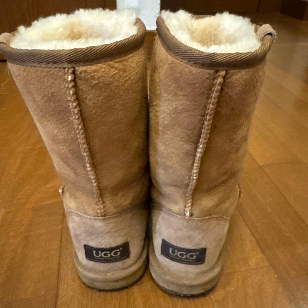 UGG ムートンブーツ ベージュ レディースAUS 5M/7L （24センチ位