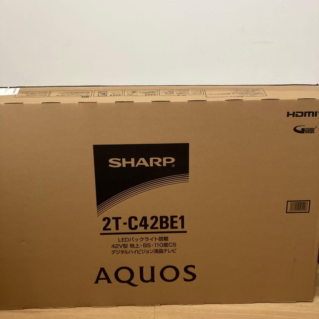 新品シャープ 42V型 AQUOSフルハイビジョン液晶テレビ 2T-C42BE1 Amazon | シャープ 42V型 フルハイビジョン 液晶 テレビ AQUOS USB外
