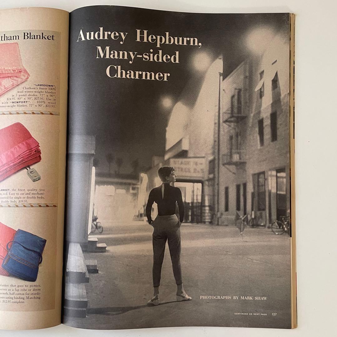 オードリーヘップバーン（表紙）LIFE ライフ ビンテージ雑誌 1953年