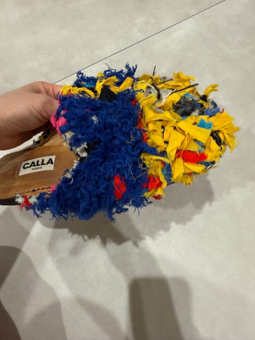 Afro-de-porori 様専用】CALLA バブーシュ サボ