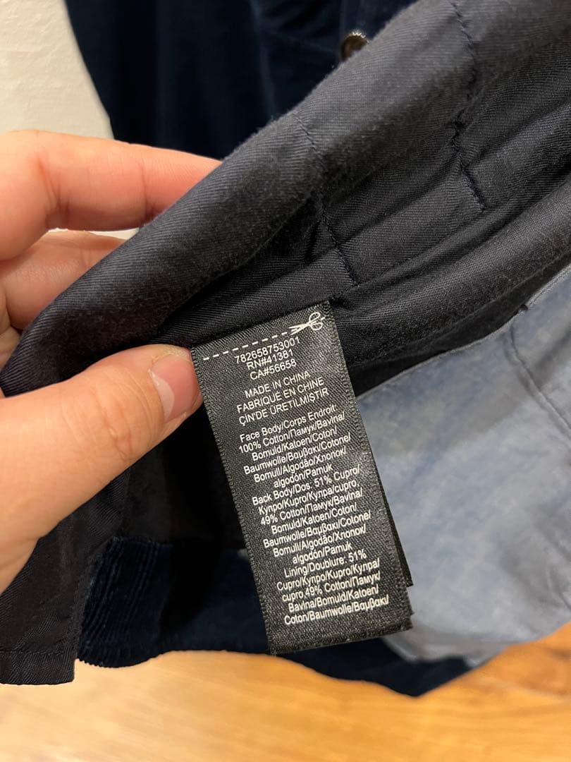 《希少／サイズL》RRL／Ralph Lauren／ネイビー コーデュロイベスト