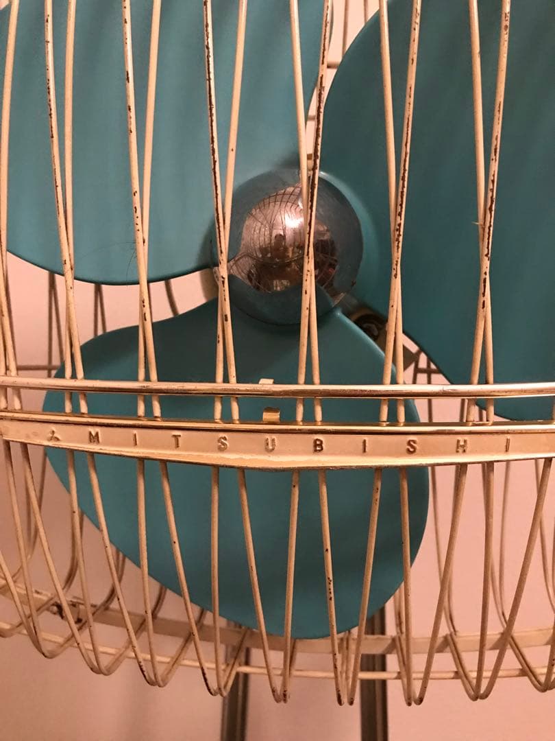 希少 昭和レトロ スクエア型 三菱 扇風機 R-30EC 動作品 - メルカリ