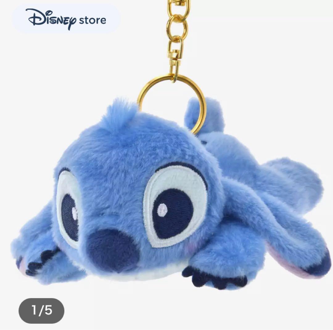 ディズニーストア スティッチ ぬいぐるみキーホルダー・キーチェーン