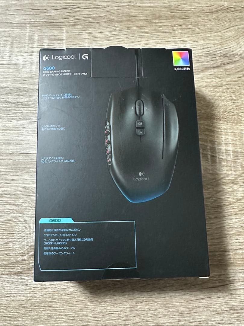極美品】Logicool G600 MMO ゲーミングマウス【生産終了】 - メルカリ