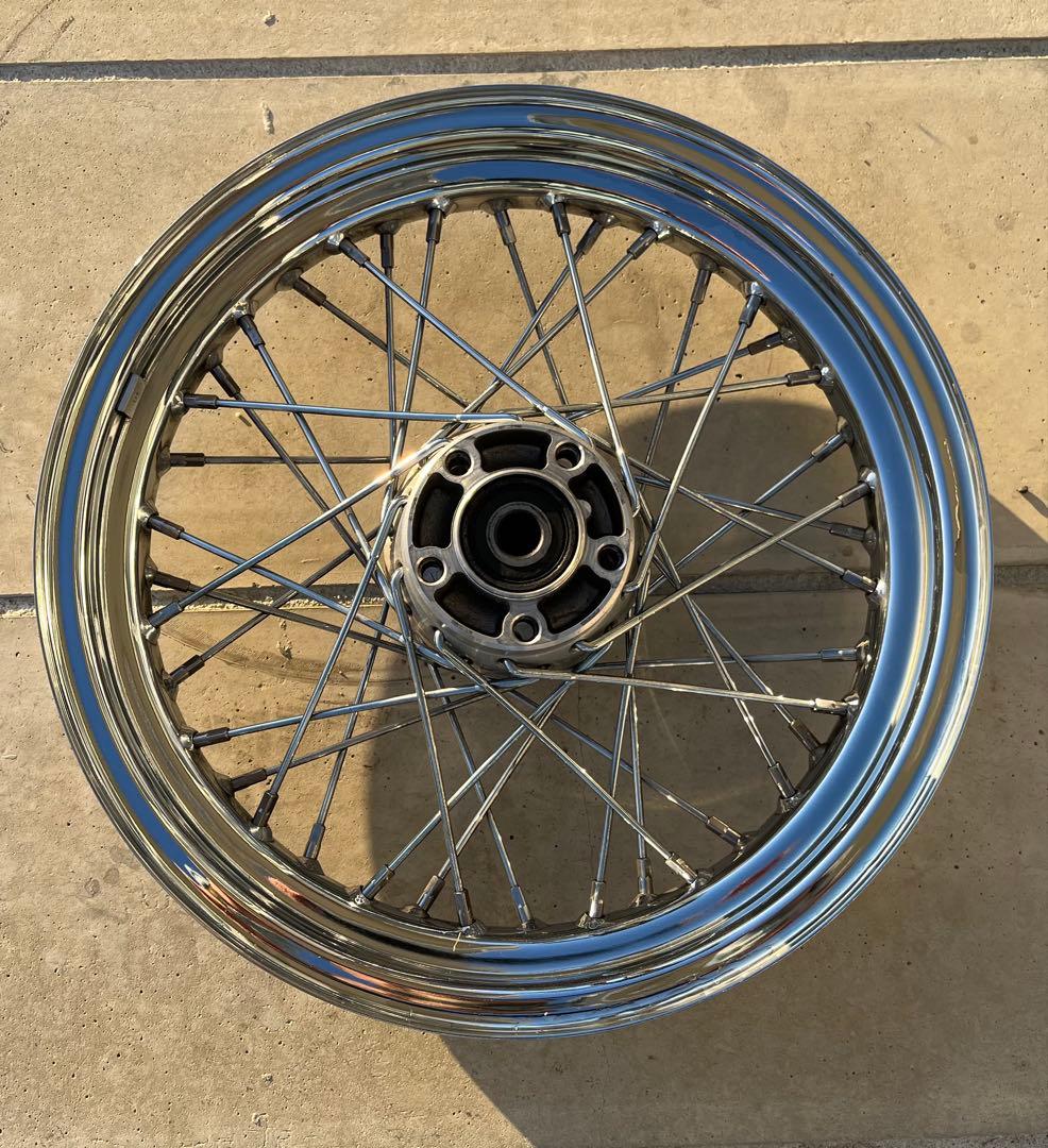 ②ハーレー FLSTC リアホイール ヘリテイジソフテイルクラシック