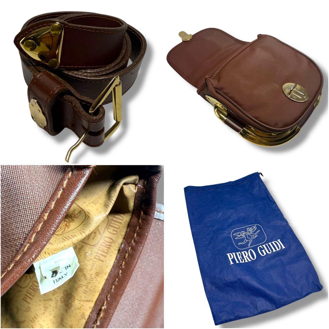 美品・希少】ピエログイディ リナボールド 小型 ウエストバッグ
