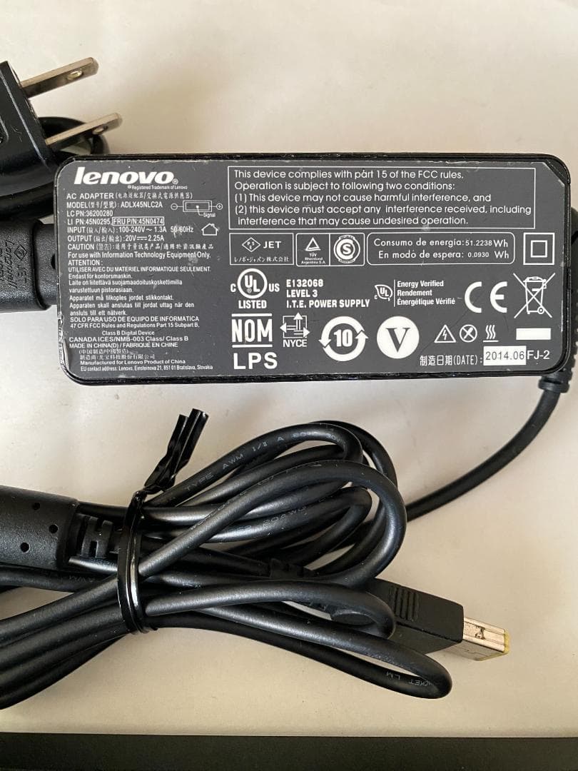 Linux mint Lenovo ThinkPad ノートPC ACアダプタ付