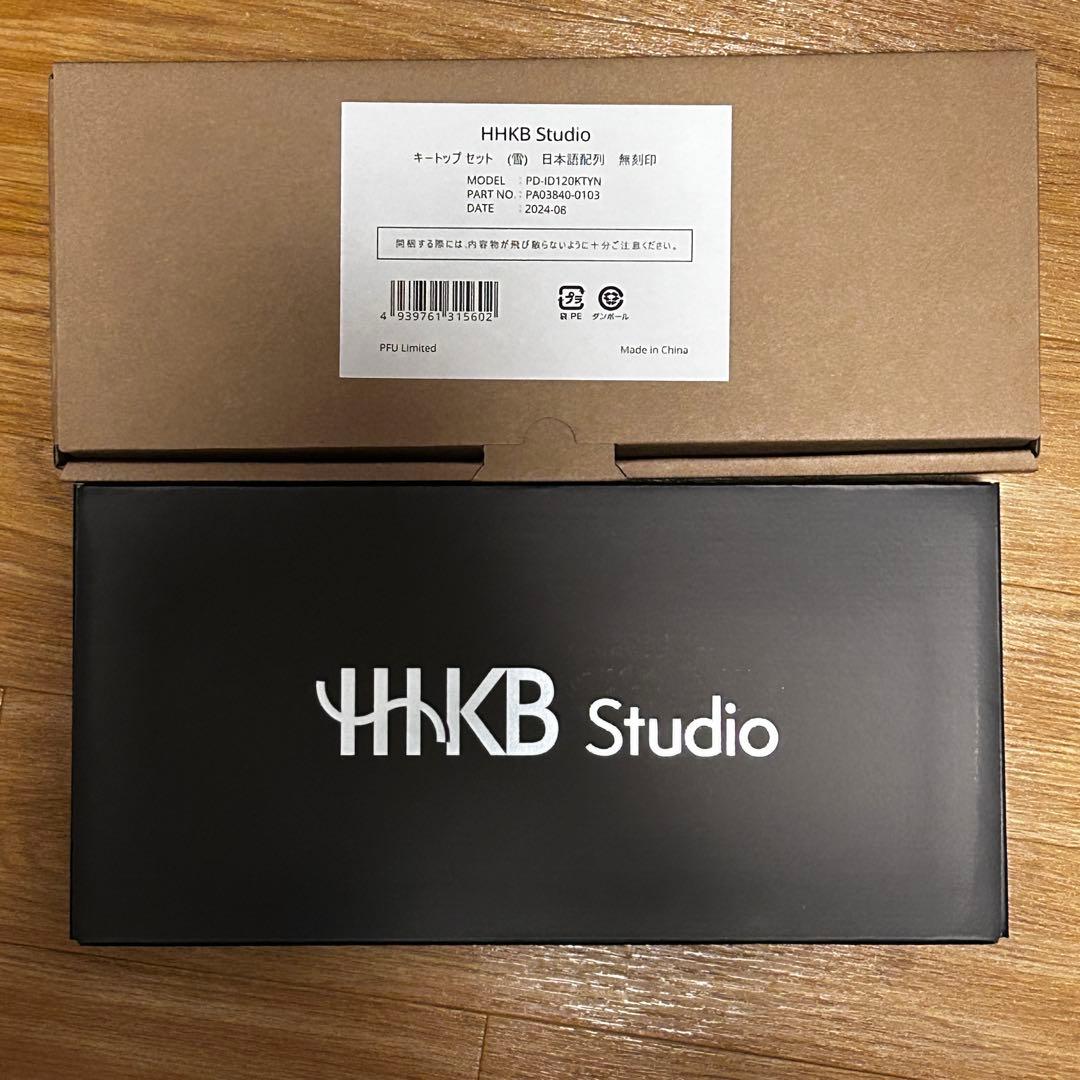 HHKB Studio 日本語配列／雪 + キートップセット（雪） PFU HHKB Studioキートップセット(雪) 日本語配列／無刻印 : PFU