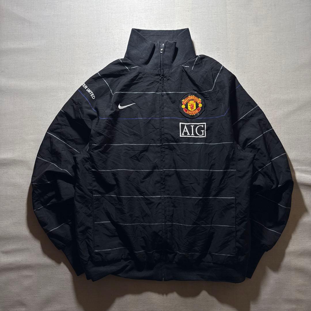 08-09 NIKE マンチェスターユナイテッド サッカー ナイロンジャケット