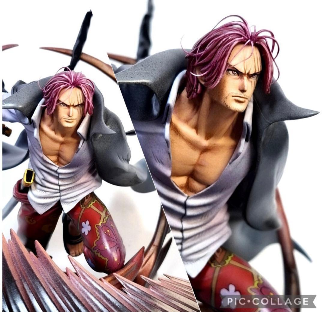 二次元 リペイント シャンクス 顔の描き直し 頭髪追加 塗装済み 完成品