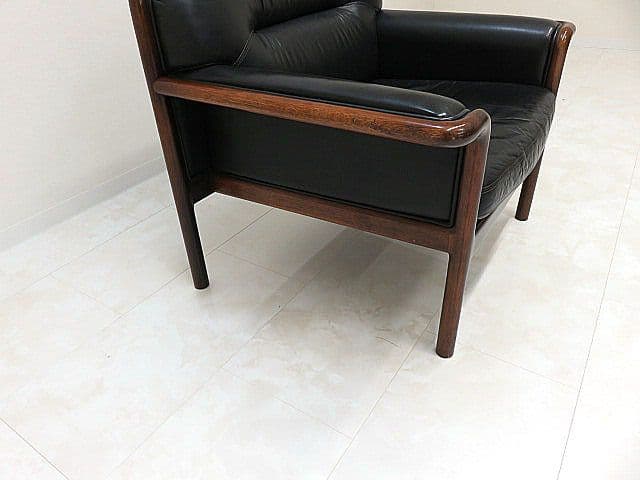 カンディハウス 「クイーン」総革パーソナルソファ 1人掛けソファ/1P