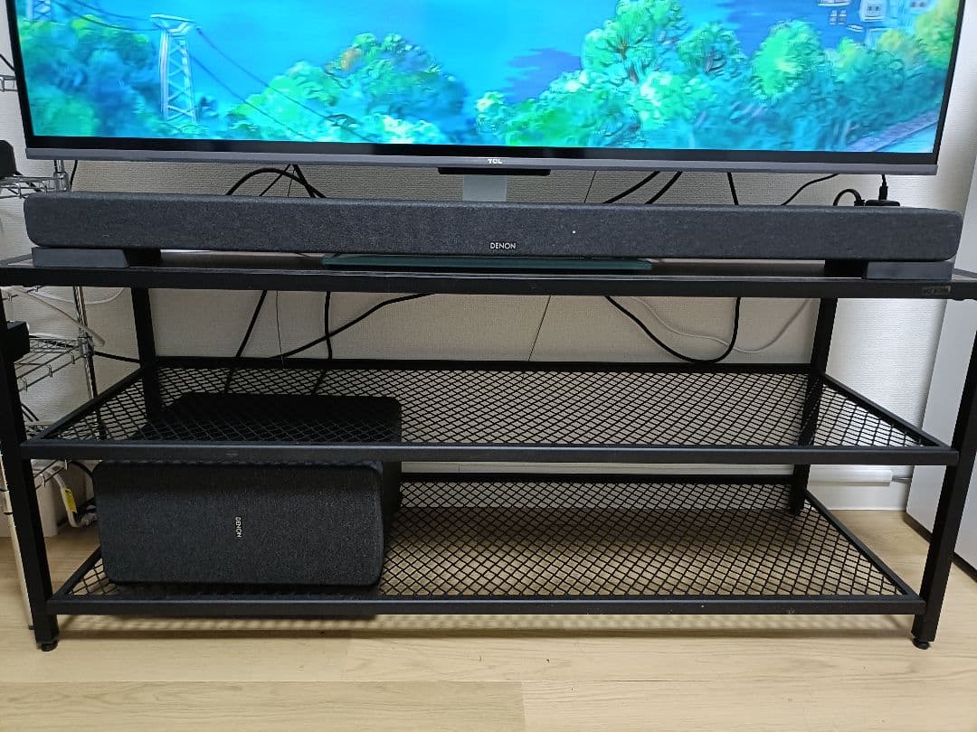 の*ん様 DENON DHT-S517 サウンドバー 2025年製 DENON（デノン） DHT-S517K DENON ワイヤレスサブウーハー付き Dolby